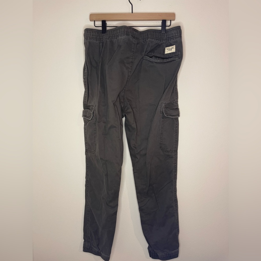 Abercrombie & Fitch Gray Cargo Joggers Size Large